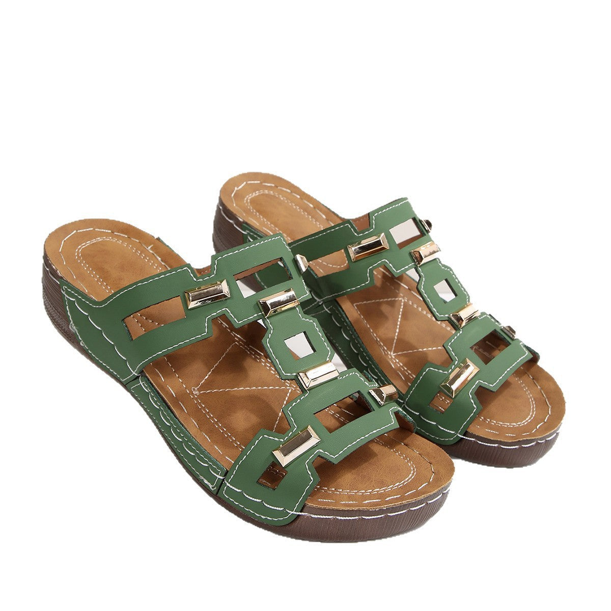 Damen Komfortable Sandalen mit modernem Riemendesign und rutschfester Sohle