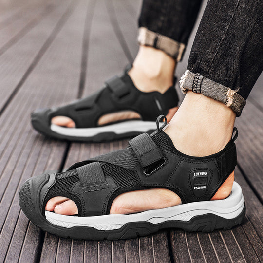 Damen Atmungsaktive Sportliche Sandalen mit verstellbarem Riemen R&B