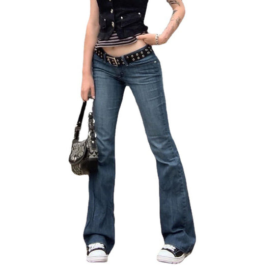 Damen Flared Jeans im Vintage-Stil R&B