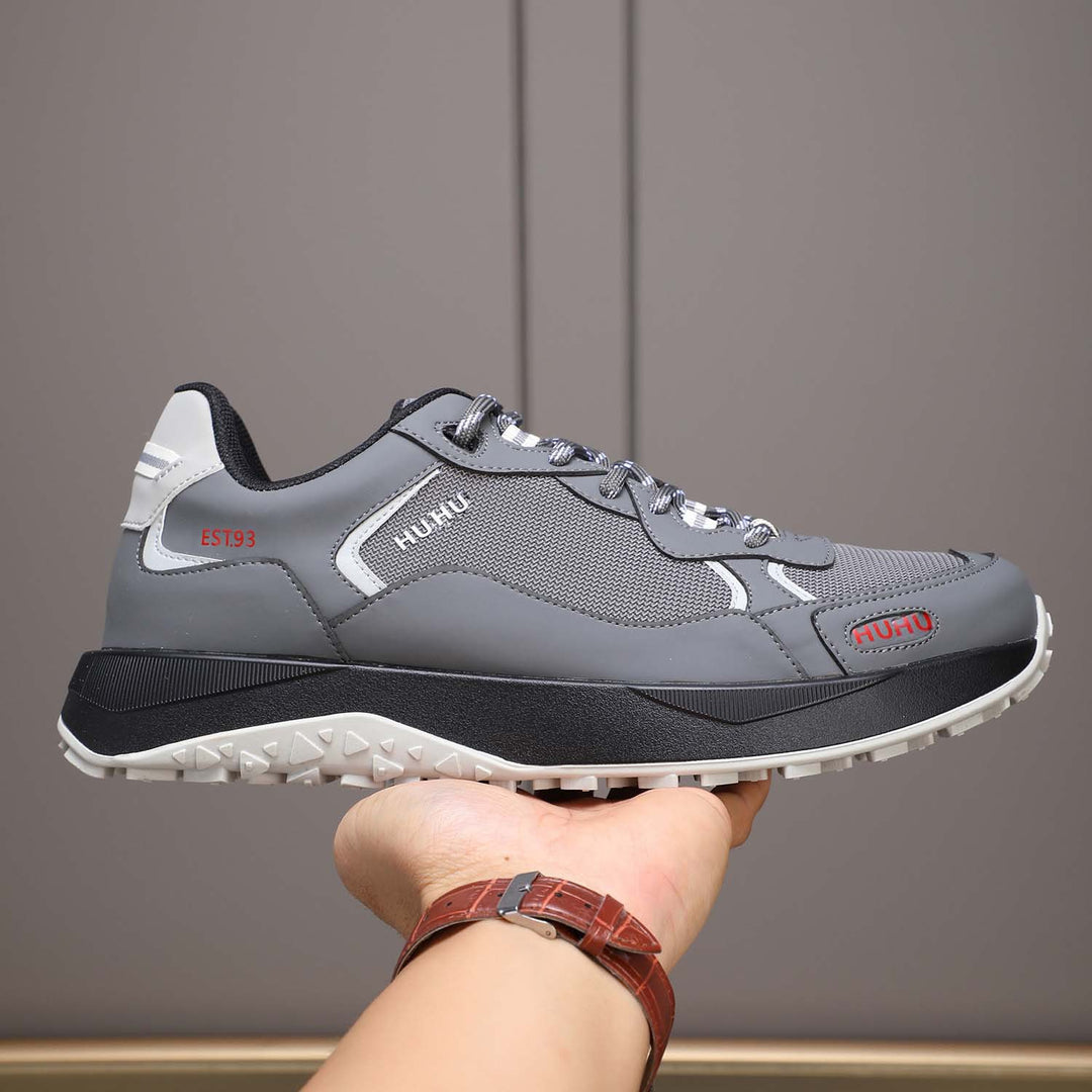 Damen Sportive Lauf-Sneaker mit rutschfester Sohle und atmungsaktiver Oberflächenstruktur R&B