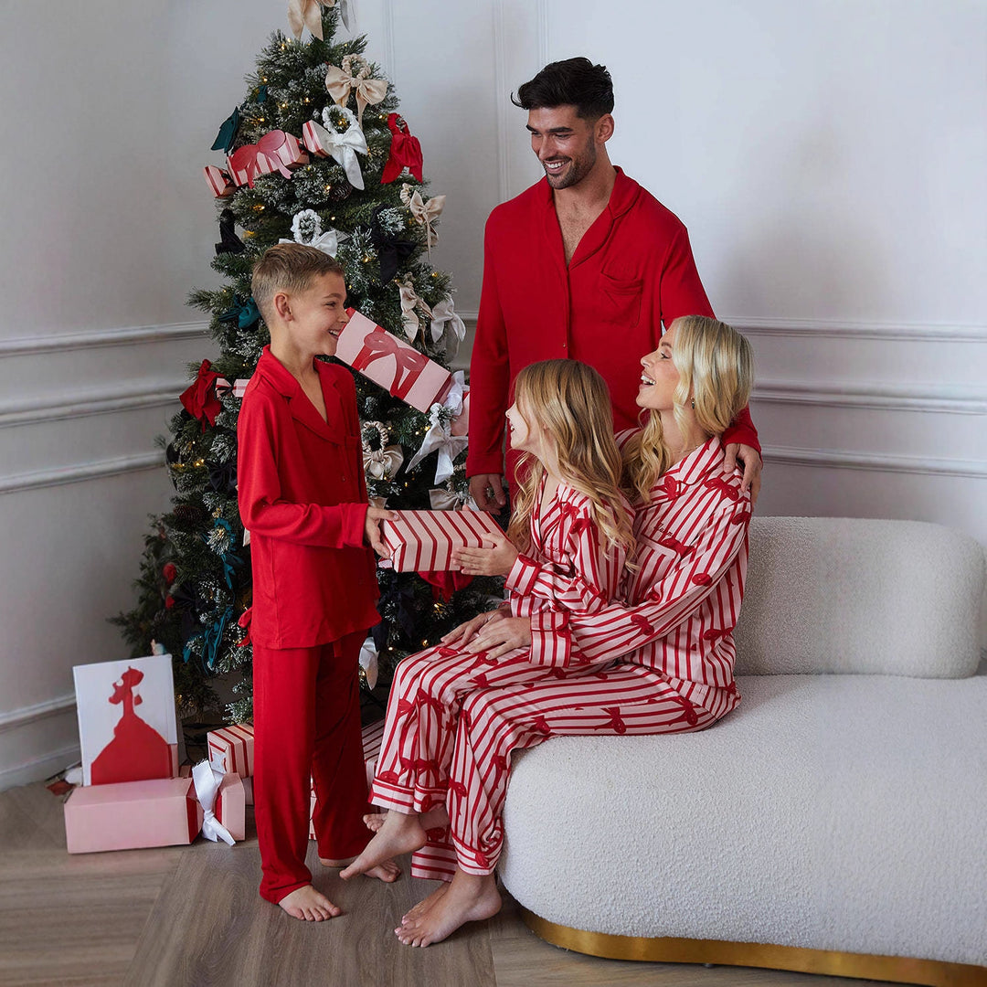 Damen Pyjama mit festlichem Design R&B