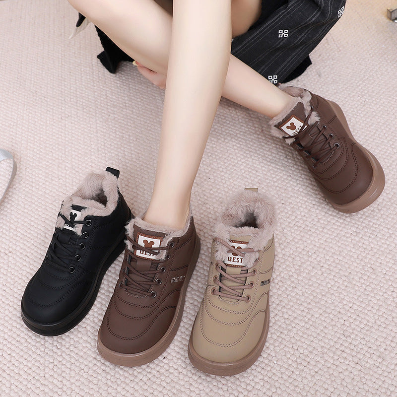 Damen Sportliche Winter Sneakers mit warmem Futter und robuster Sohle R&B