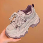 Damen Sportliche Sneakers mit auffälliger Dämpfung und glitzernden Akzenten