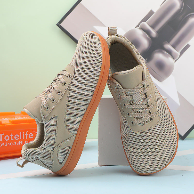 Damen Sportliche Sneaker mit atmungsaktiver Mesh-Oberfläche und rutschfester Sohle R&B