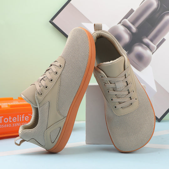 Damen Sportliche Sneaker mit atmungsaktiver Mesh-Oberfläche und rutschfester Sohle R&B