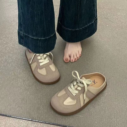 Damen Clogs mit atmungsaktiven Einsätzen und bequemer Schnürung R&B