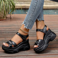 Damen Sportliche Sandalen mit dicker Sohle und modischem Riemen R&B