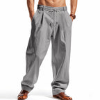 Herren lässige Freizeithose mit eleganten Falten und komfortablem Schnitt R&B