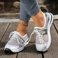 Damen Atmungsaktive Sneaker mit flexibler Netzstruktur und rutschfester Profilsohle R&B