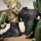 Herren Tactical Sneaker mit hohem Knöchelschutz und rutschfester Sohle R&B
