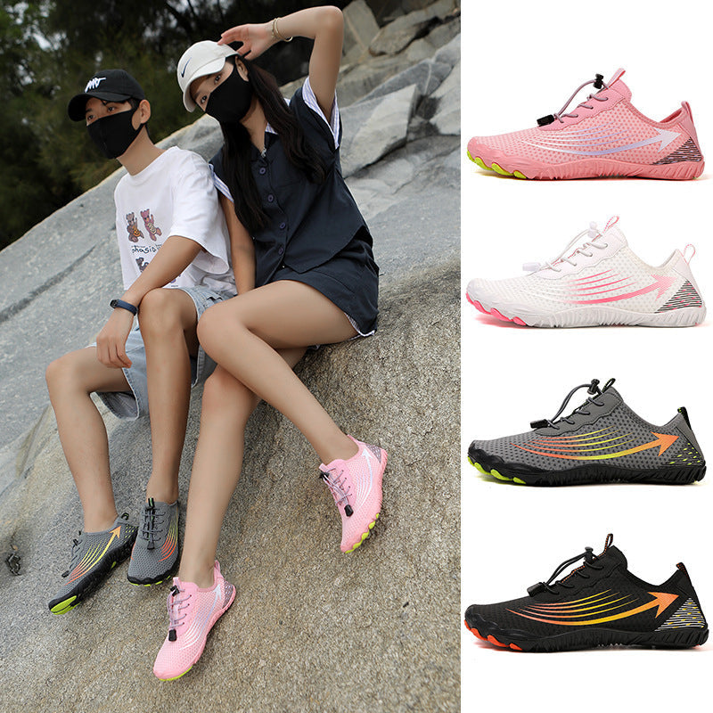 Damen Leichte und atmungsaktive Wassersportschuhe mit flexiblem Schnellschnürsystem