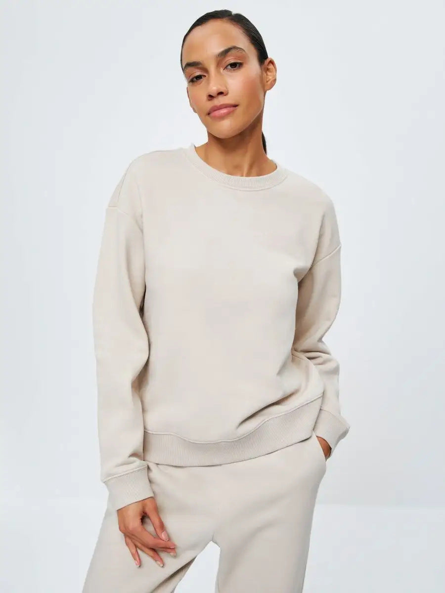 Damen Bequemer Oversized Sweatpullover mit lässigem Schnitt R&B