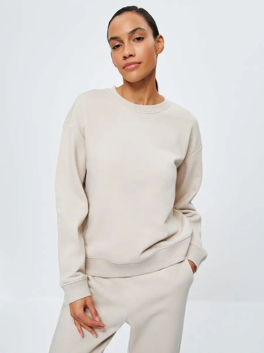 Damen Bequemer Oversized Sweatpullover mit lässigem Schnitt R&B