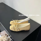 Damen elegante Ballerinas mit modischen Riemchen und komfortabler Sohle R&B