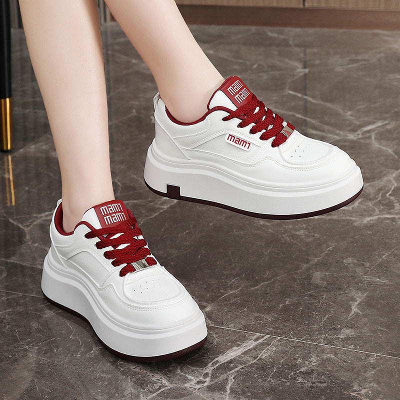 Damen modische Plateau Sneakers mit ergonomischer Dämpfung und trendigem Design R&B