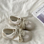 Damen Sneakers mit atmungsaktivem Obermaterial und modischem Schnürdesign R&B