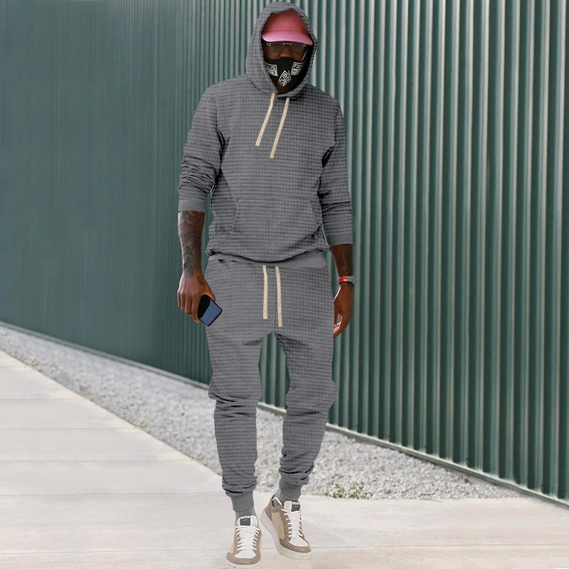 Herren Sportanzug mit atmungsaktivem Material und praktischen Taschen R&B