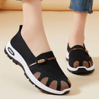 Damen Komfortable Slip-On Freizeitschuhe mit flexiblem Sohlendesign R&B