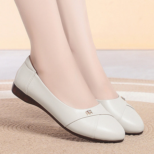 Damen Komfortable und elegante Ballerinas mit dezenter Verzierung R&B