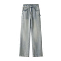 Herren Weitgeschnittene Jeans mit hohem Bund und praktischen Taschen R&B