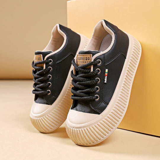 Damen Sneakers mit rutschfester Sohle und extra dicker Profilsohle R&B