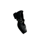 Damen elegante Schnürschuhe mit dekorativen Schnallen R&B