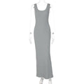 Damen Figurbetontes Langkleid aus hochwertigem Stretchmaterial R&B