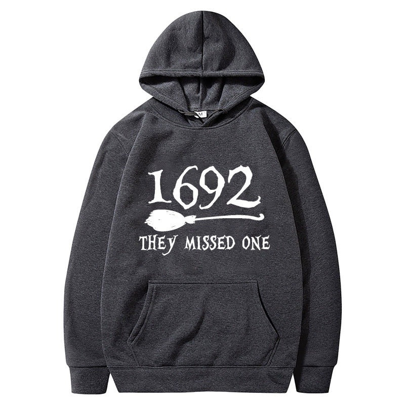 Damen Kapuzenpullover mit kreativem Halloween-Motiv und lockerer Passform R&B