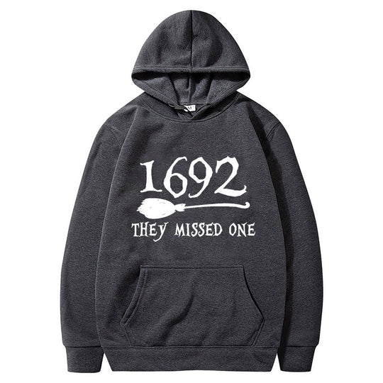 Damen Kapuzenpullover mit kreativem Halloween-Motiv und lockerer Passform R&B