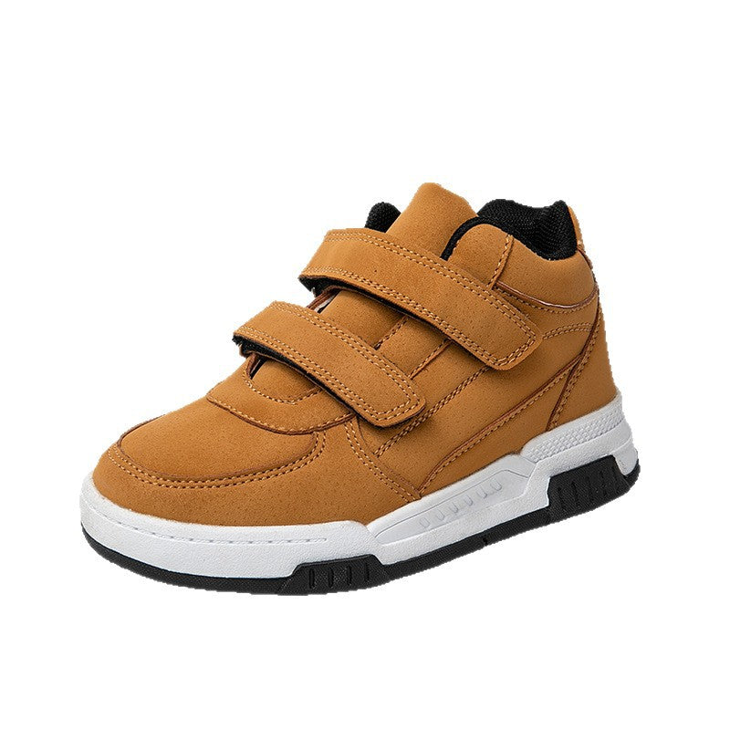 Damen Sportliche High-Top Sneaker mit verstellbarem Klettverschluss R&B