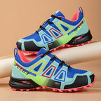 Damen Trailrunning-Schuhe mit rutschfester Sohle und atmungsaktivem Obermaterial