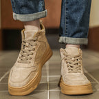 Damen Modische High-Top Sneakers mit dicker Sohle und bequemer Innenpolsterung R&B
