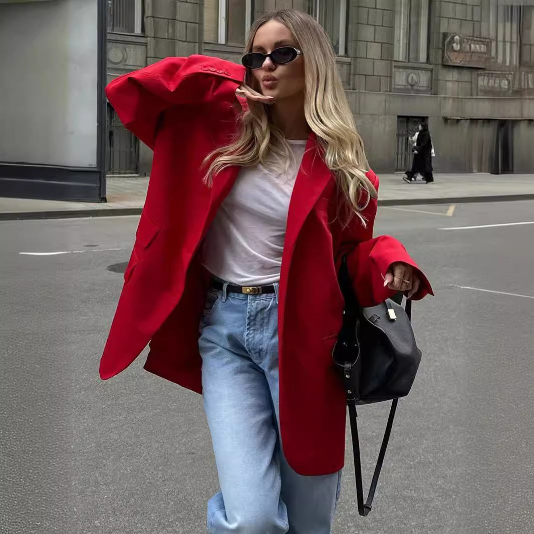 Damen Oversized Blazer mit lässigem Schnitt R&B