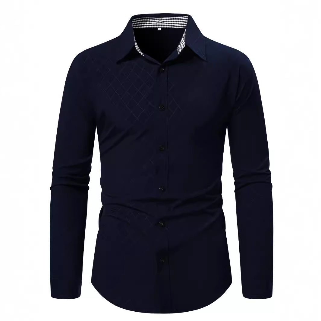 Herren Langarmhemd R&B