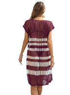 Damen Luftiges Häkel-Strandkleid R&B