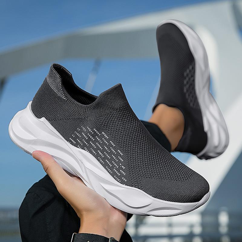 Damen Komfortable Slip-On Sport Sneakers mit atmungsaktivem Mesh-