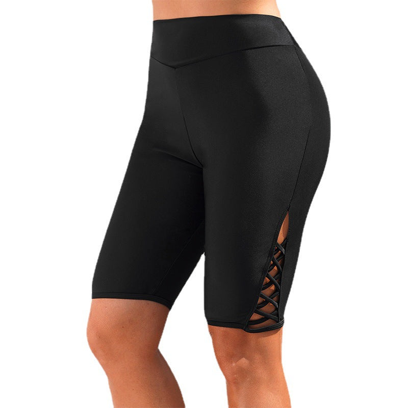 Damen Sportliche Radlerhose mit modischem Schnitt und raffinierten Cut-Outs R&B