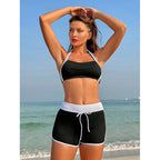 Damen Sportliches Bikini-Set mit stylischem Shorts R&B