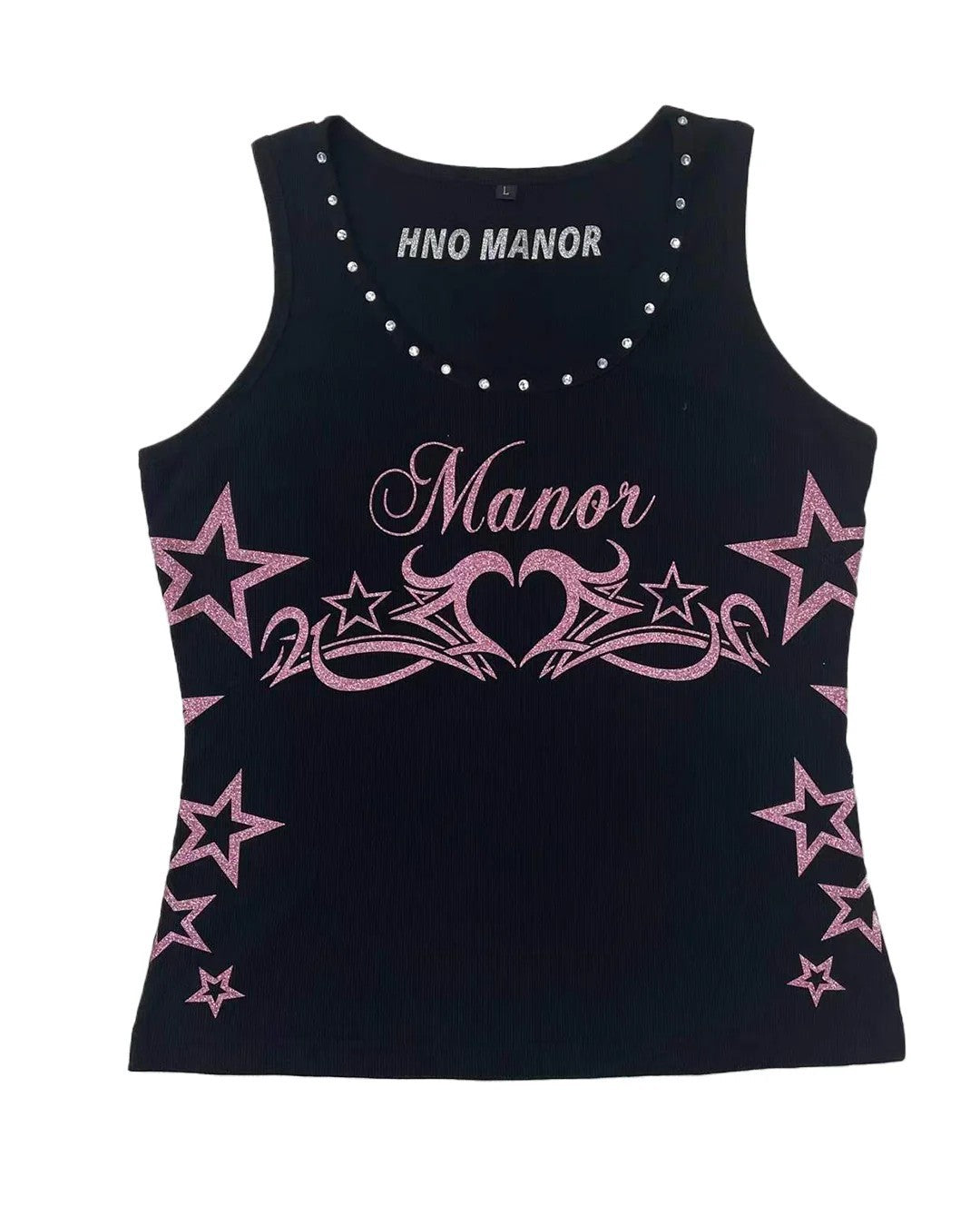 Damen Trendiges Tanktop mit Glitzerdesign R&B
