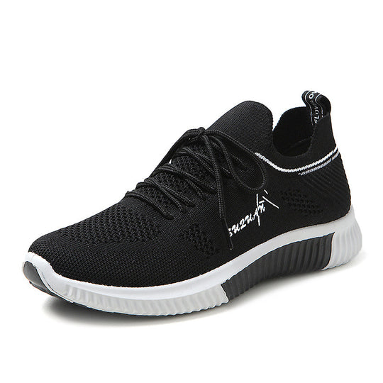 Damen Sportliche Freizeitsneaker mit atmungsaktivem Mesh-Obermaterial und Dämpfungssystem R&B