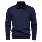 Herren Sweatshirt mit Stehkragen