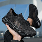 Damen Atmungsaktive Sneaker mit elastischem Strick-Obermaterial
