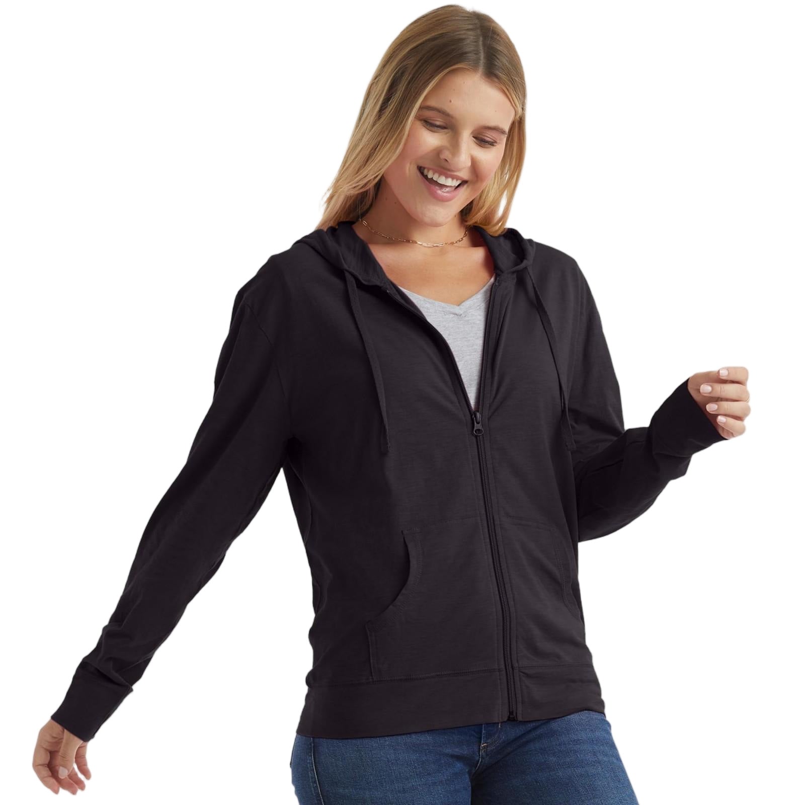 Damen Kapuzenjacke aus atmungsaktivem Material R&B