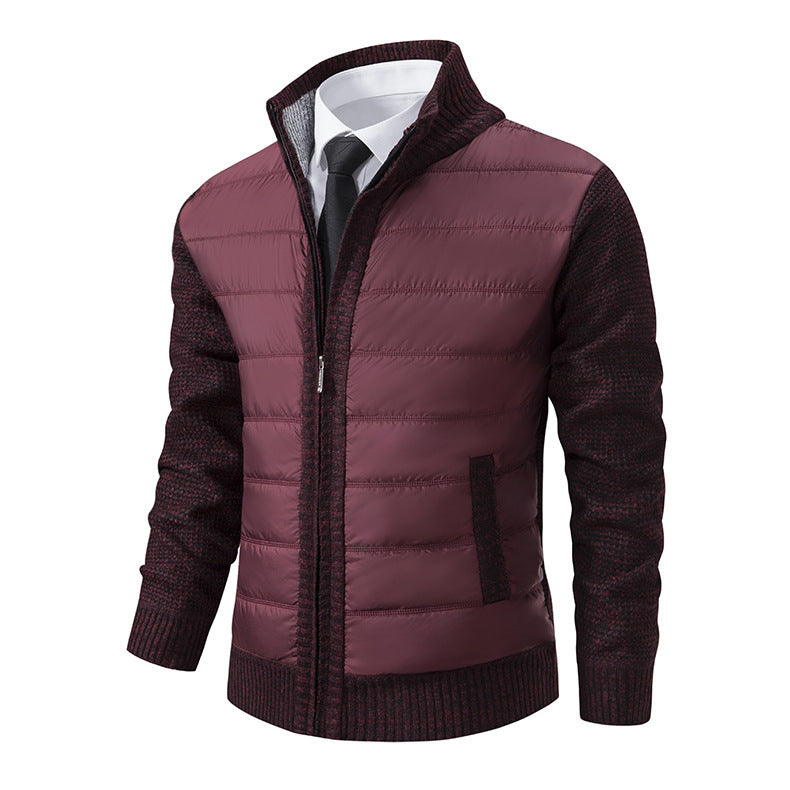 Herren Übergangsjacke mit hochabschließendem Kragen und atmungsaktiven Einsätzen R&B