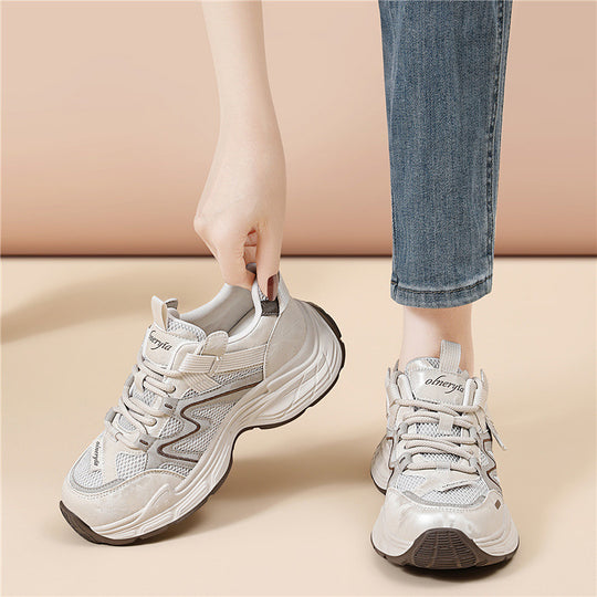 Damen Sportliche Lifestyle-Sneaker mit atmungsaktivem Obermaterial und rutschfester Sohle R&B