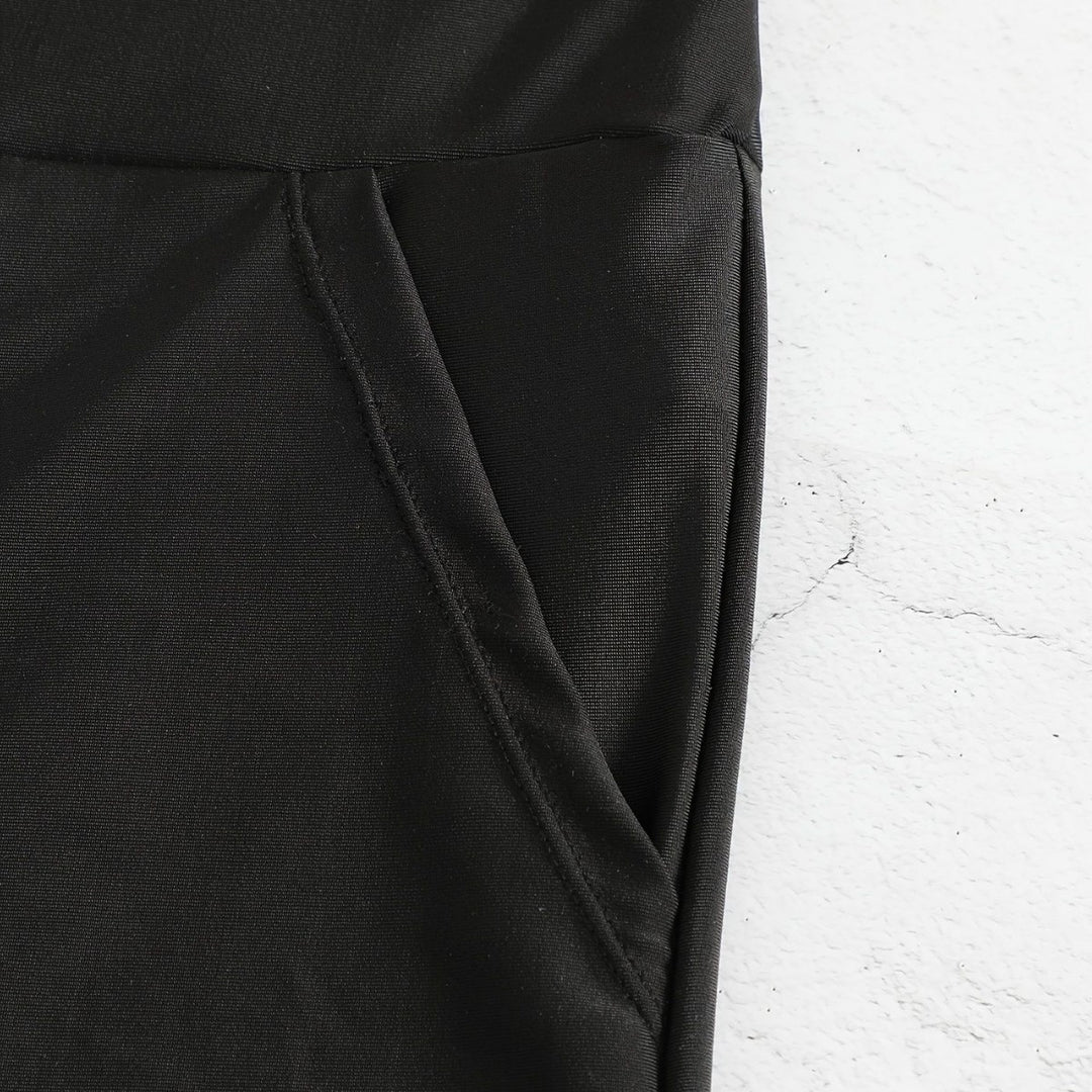 Damen Badeshorts mit hohem Bund und Seitentaschen R&B