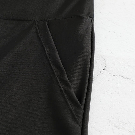 Damen Badeshorts mit hohem Bund und Seitentaschen R&B