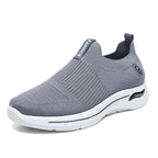 Damen Komfortable Slip-On Sneakers mit atmungsaktivem Strick-Obermaterial R&B