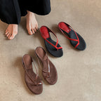 Damen Komfortable Zehentrenner-Sandalen mit ergonomischem Fußbett und stylischem Design R&B
