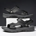 Damen Bequeme Outdoor-Sandalen mit ergonomischem Fußbett und verstellbaren Riemen R&B